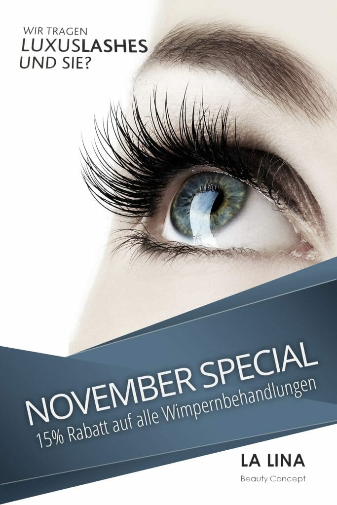 Plakat beauty luxuslashes la lina